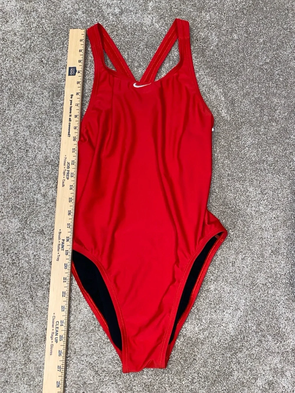 Nike Bathing Suit Red One Piece Woman’s Size 10 Swimsuit Beach Summer Pool